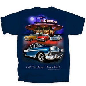 Vintage Chevy Chevrolet Drive In Short Sleeve T-Shirt - NEW Fast Ship